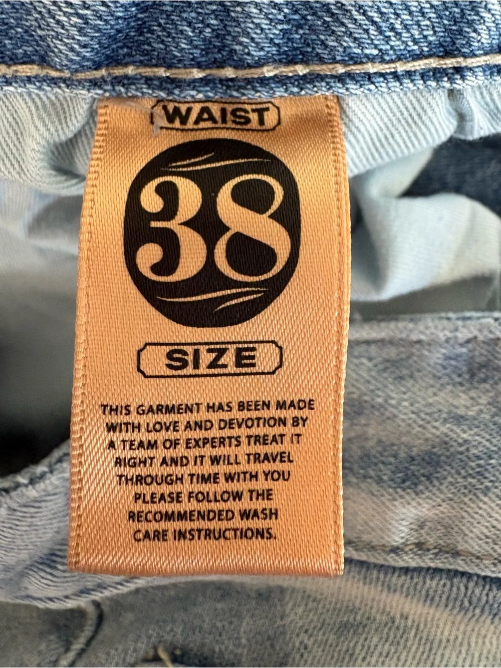 Grindhouse Straight Fit Stack Rhinestone significant  “Sevier” Denim Jeans 38X32